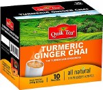 QUIK TEA TURMERIC GINGER TEA 10 CT