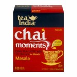 TEA INDIA CHAI MOMENTS UNSWEETNED MASALA TEA 10 CT