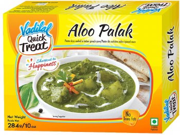 VADILAL FROZEN ALOO PALAK 284GM