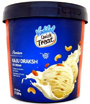 VADILAL KAJU DRAKSH ICE CREAM 2LT