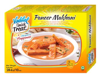 VADILAL FROZEN PANEER MAKHANI 284GM