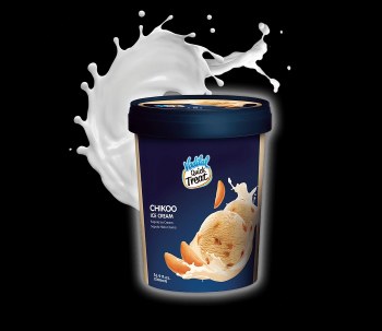 VADILAL CHICKOO ICE CREAM 1Lt