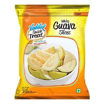 VADILAL WHITE GUAVA SLICES 312GM