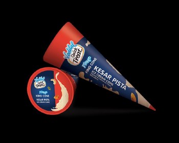 VADILAL ICE CREAM CONE - KESAR PISTA 110 ML