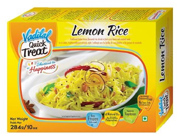 VADILAL FROZEN LEMON RICE 284GM