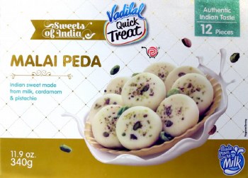 Vadilal Malai Peda 340gm