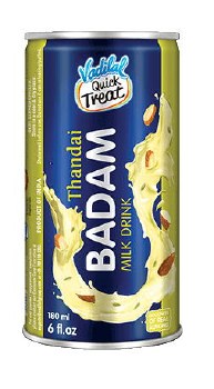 VADILAL THANDAI BADAM/ALMOND MILK DRINK 180ML CAN