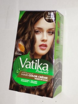 VATIKA NATURALS HAIR COLOR CREME LIGHT BROWN