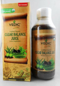 VEDIC ORGANIC SUGAR BALANCE JUICE 500 ML
