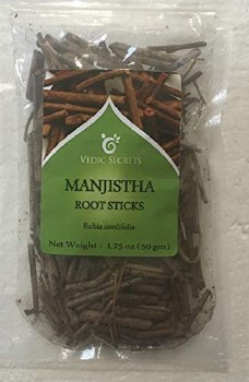 VEDIC SECRETS MANJISTHA ROOT STICKS (RUBIA CORDIFOLIA) 50 GM