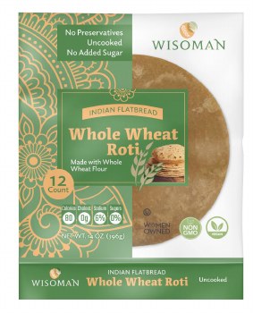 Wisoman Wh Wheat Roti 12ct