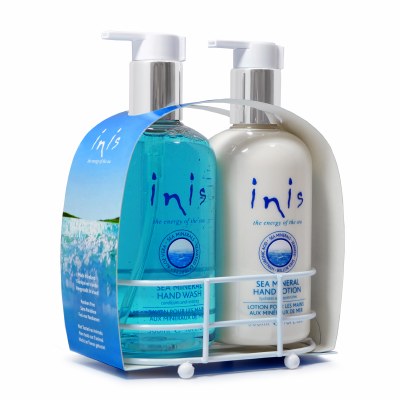 10 fl oz Inis the Energy of the Sea Handwash and Lotion Caddy