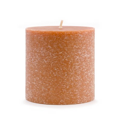 3" x 3" Rust Unscented Timberline Pillar Candle
