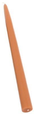 12" Rust Taper Candle