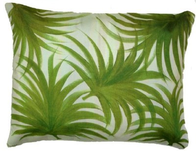 18" x 23" Green Palm  Pillow