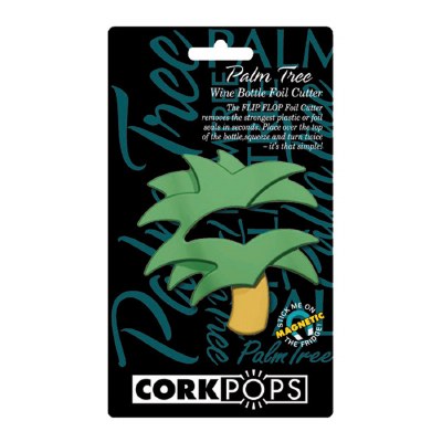 7" Green Palm Tree Magnetic Foil Cutter
