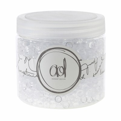 16 oz. Jar of Clear Decorative Gems