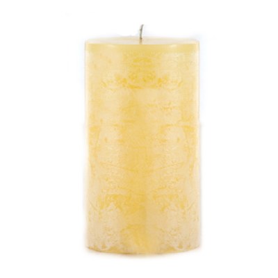 6" x 3.25" Yellow Timber Pillar Candle