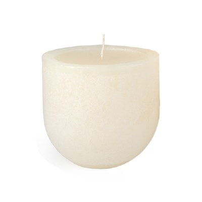 3.25" Melon White Goblet Candle
