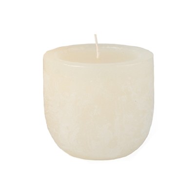 4.25" Melon White Goblet Candle