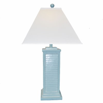 31" Light Blue Shutter Lamp