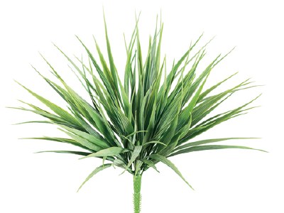 12" Faux Vanilla Grass