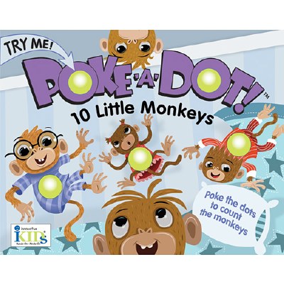 Ten Little Monkeys Poke-a-Dot Book