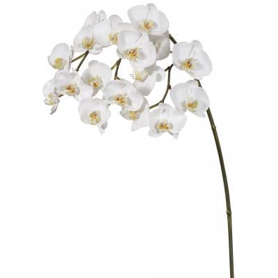 44" Faux Large White Artificial Phalaenopsis Spray