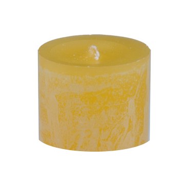 4" x 4" Yellow Timber Pillar Candle