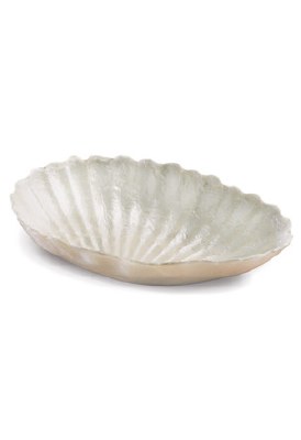 6" Small Natural Shell Plate