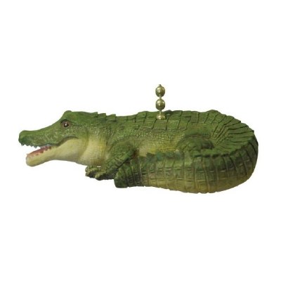 2" Green Alligator Fan Pull