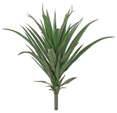 24" Faux Green Artificial Yucca Succulent Plant