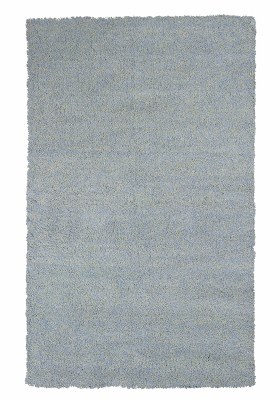2 ft. 3 in. x 3 ft. 9 in. Blue and Green Heather Bliss Shag Rug