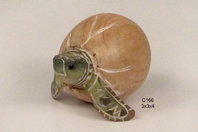 3" x 4" Baby Sea Turtle Hatching Sculpture