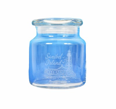 16oz Light House 'Sanibel Island' Glass Jar