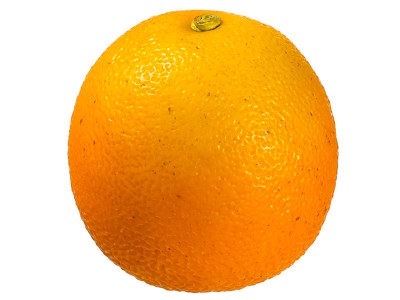 3" Orange Artificial Tangerine