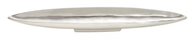 36" Silver Canoe Tray