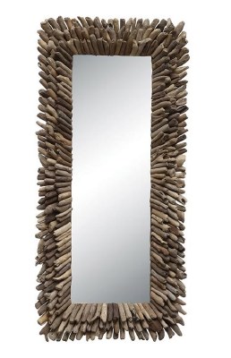 53" x 24" Driftwood Mirror