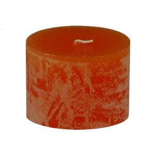 3.25" x 3" Tangerine Timber Pillar Candle