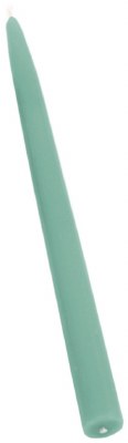 12" Sky  Blue Taper Candle