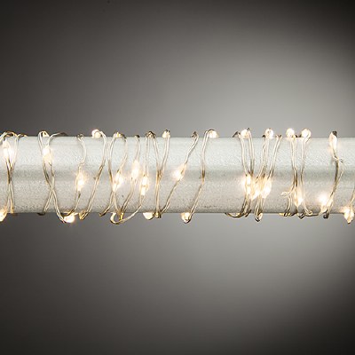 60" Warm White 30 LED Twinkling Lights String