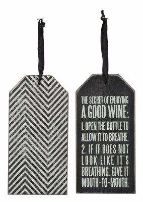 6" Mouth to Mouth Bottle Tag