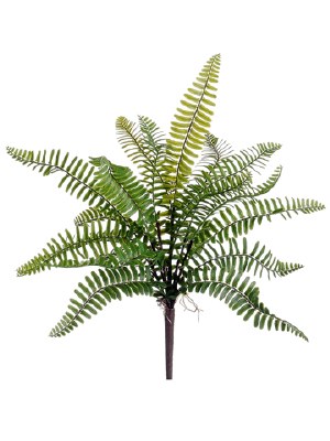 16" Green Artificial Boston Fern