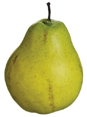 5" Green Artificial Pear