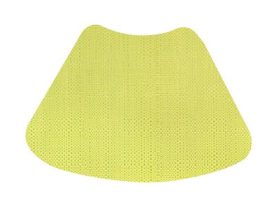 11" x 18" Yellow Wedge Trace Basketweave Placemat
