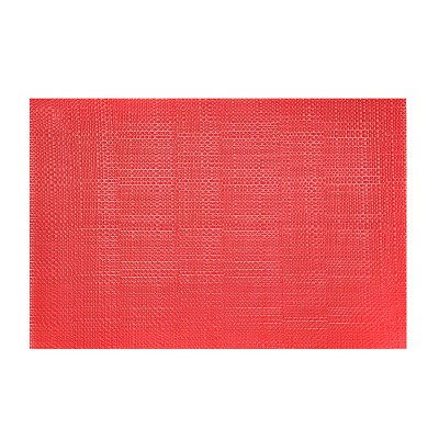 13" x 19" Red Trace Basketweave Placemat