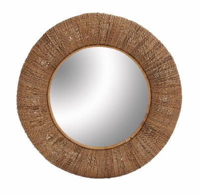 36" Round Twine Mirror