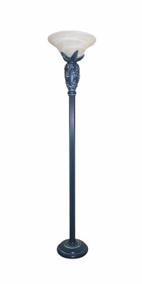 74" Navy Blue Starfish Torchiere