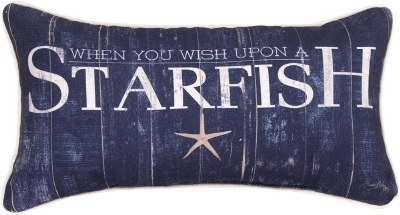 9" x 17" Wish Upon A Starfish Pillow
