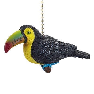 2" Multicolor Toucan Fan Pull